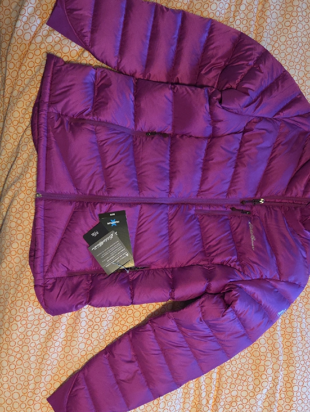 Eddie Bauer Women's Packable Down Puffer Jacket — Purple